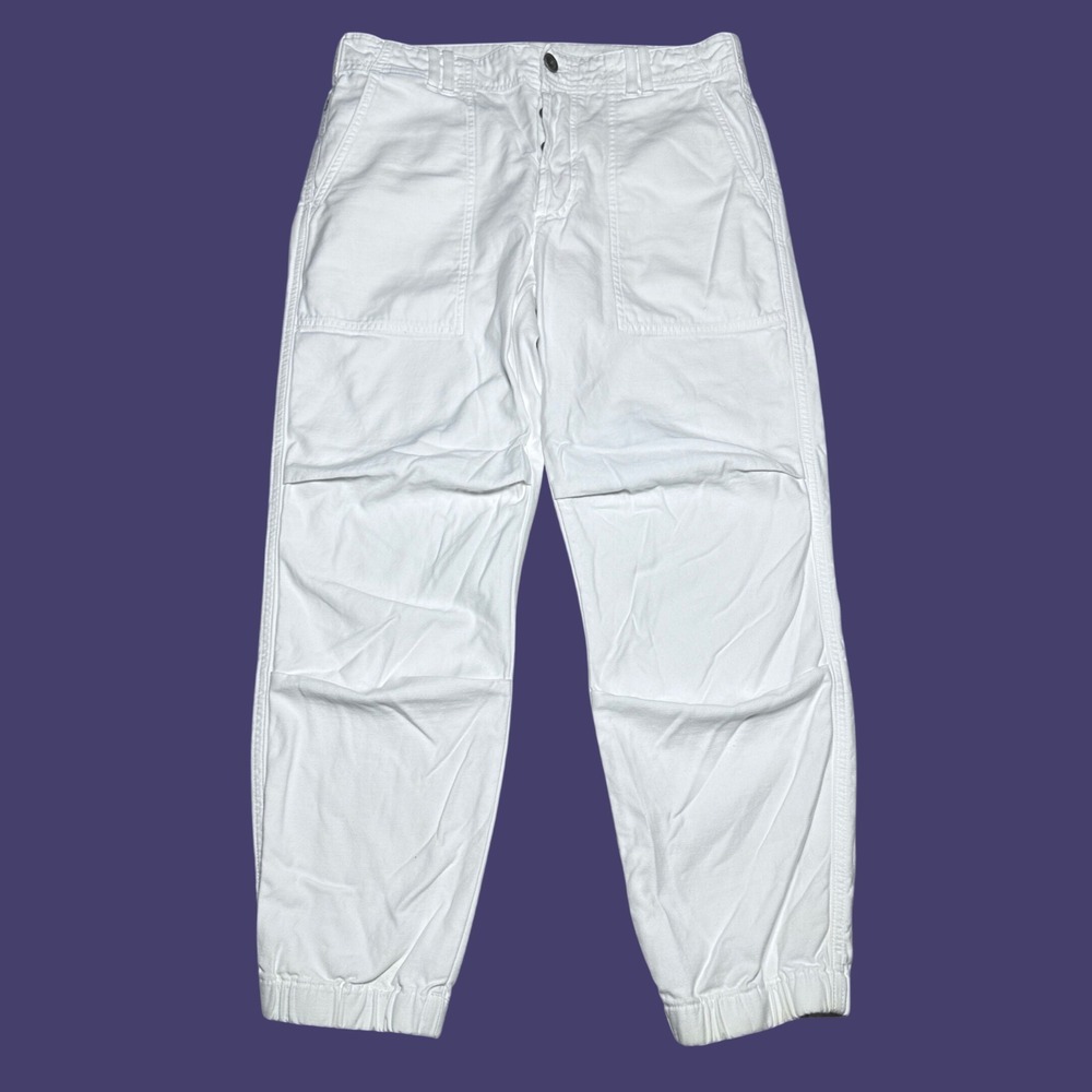 Citizens of Humanity Agni Utility Pants Womens 28 Jogger Button Fly White